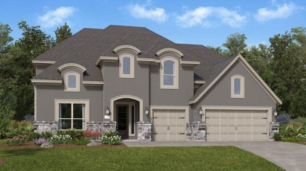 New construction Single-Family house 22027 Bottom Canyon Lane, Cypress, TX 77433 New Haven II- photo