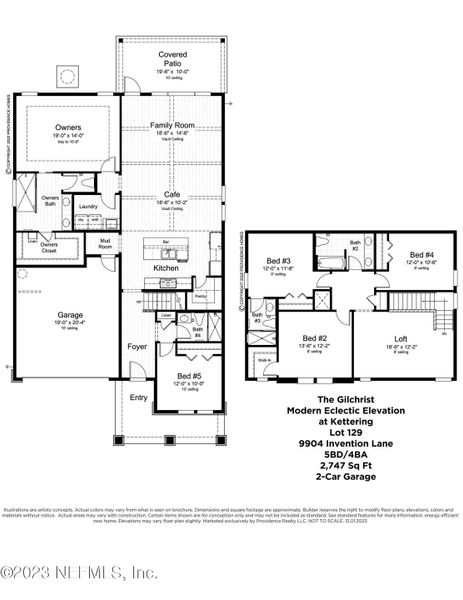 New construction Single-Family house 9904 Invention Ln, Jacksonville, FL 32256 The Gilchrist at Kettering- photo
