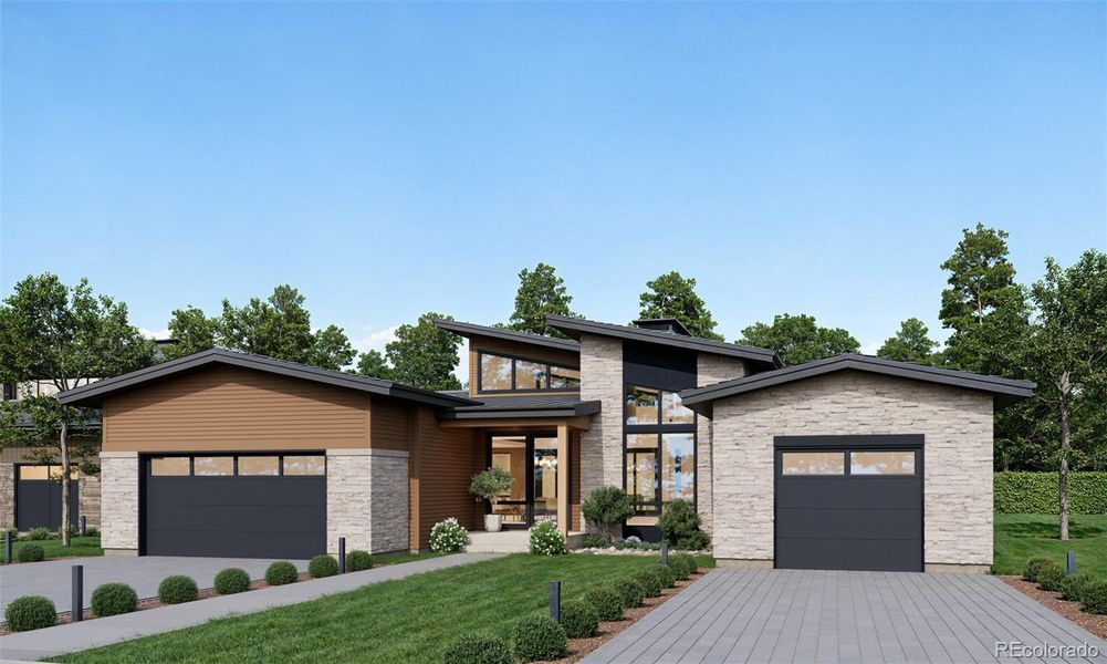 New construction 4 BR | 6 BA home in The Summit at Castle Pines.