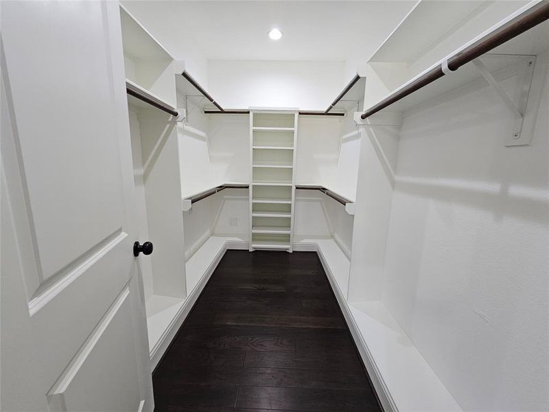 walk in master closet!