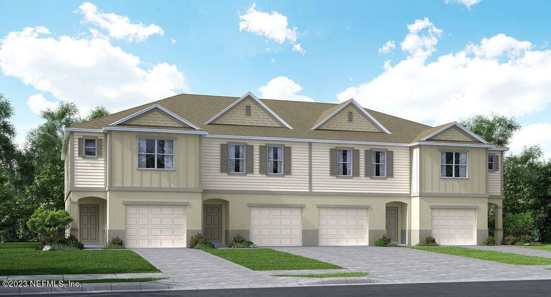 New construction Townhouse house 10494 Keegan Court, Jacksonville, FL 32218 The St. Augustine- photo