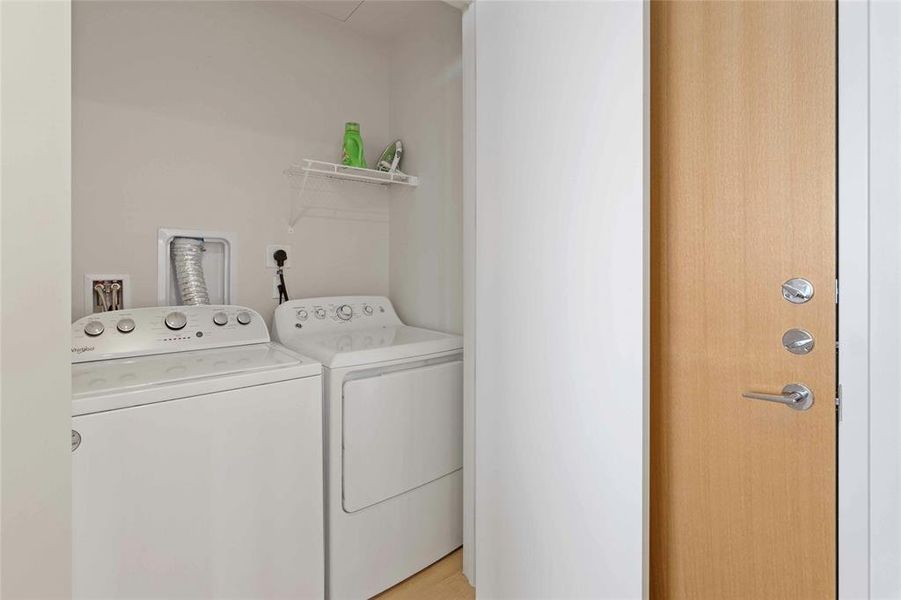 In-unit laundry facilities