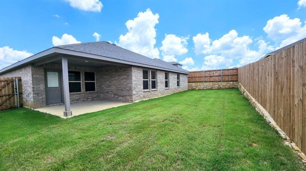 Rear Elevation - All Home and community information, including pricing, included features, terms, availability and amenities, are subject to change at any time without notice or obligation. All Drawings, pictures, photographs, video, square footages, floor plans, elevations, features, colors and sizes are approximate for illustration purposes only and will vary from the homes as built.