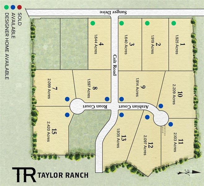 DP Dot Map  Taylor Ranch