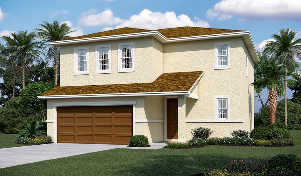 New construction Single-Family house Coral, 280 Hilltop Bloom Loop, Haines City, FL 33844 - photo
