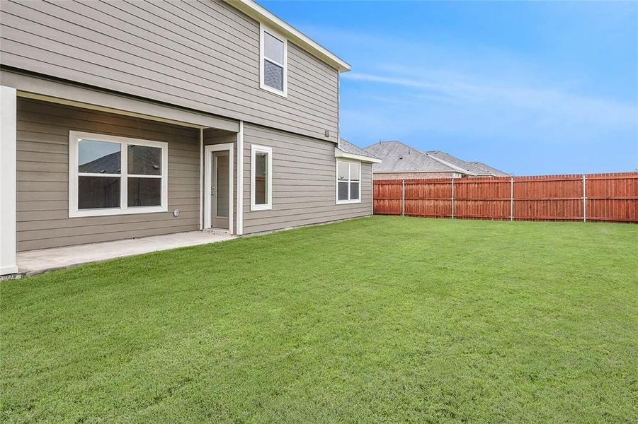 View of yard with a patio