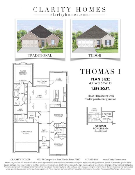 New construction Single-Family house Thomas I, 628 Godley Ranch, Godley, TX 76044 - photo