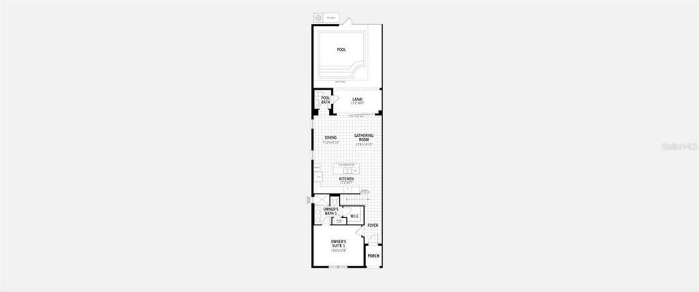 Destin III Floorplan - First Floor