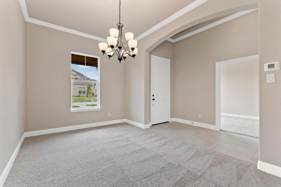 Dining Room | Concept 2795 at Redden Farms - Classic Series in Midlothian, TX by Landsea Homes