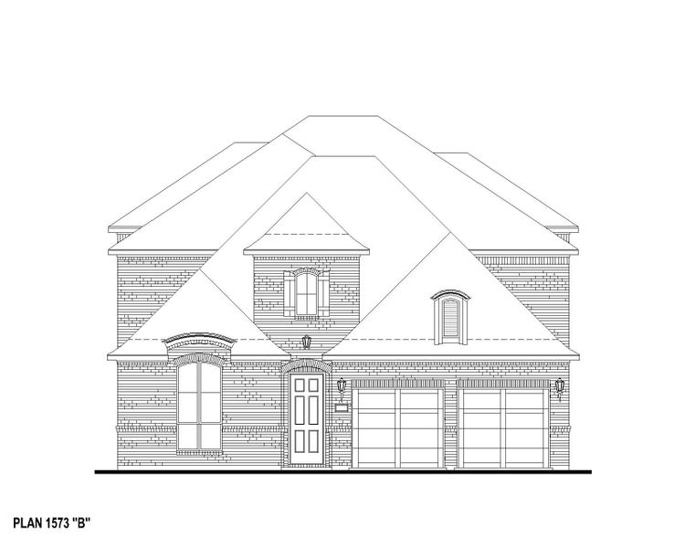 Plan 1573 Elevation B