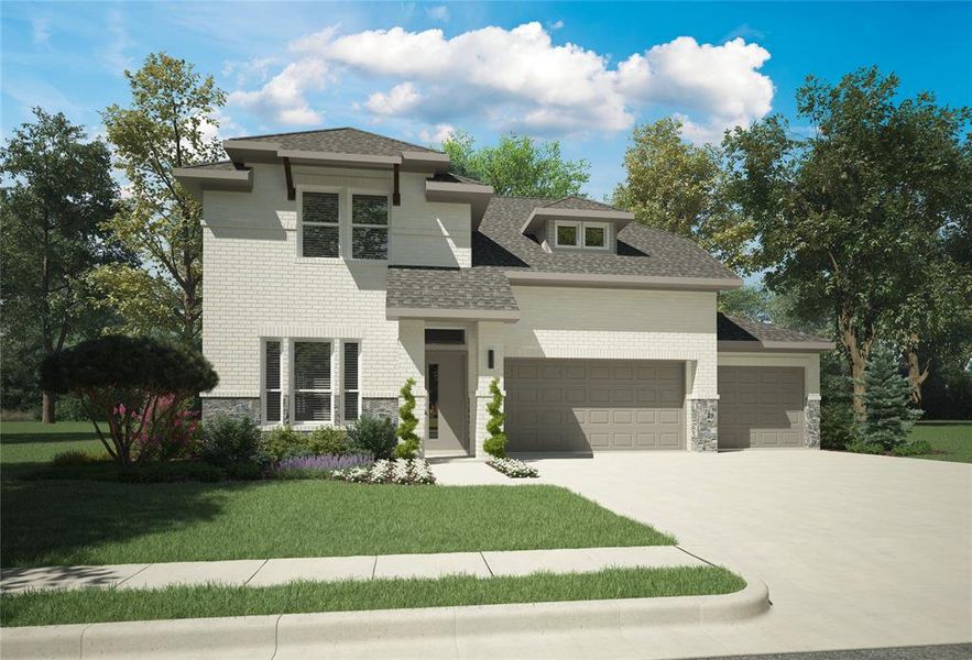 New construction Single-Family house 915 Jackrabbit Street, Princeton, TX 75407 Stanley II | Whitewing Trails- photo