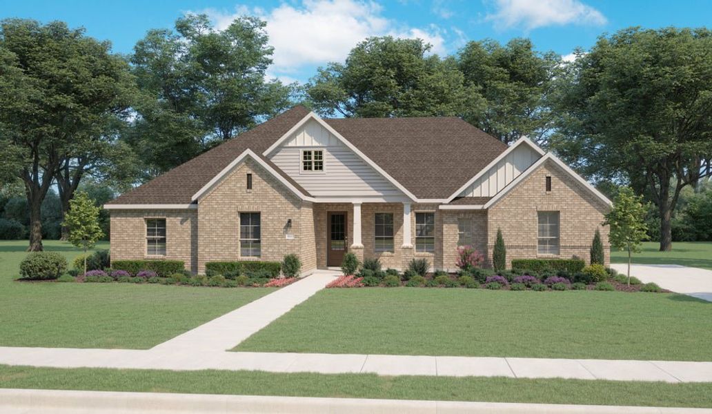 New construction Single-Family house Halsted, 120 Rancher Trail, Waxahachie, TX 75165 - photo
