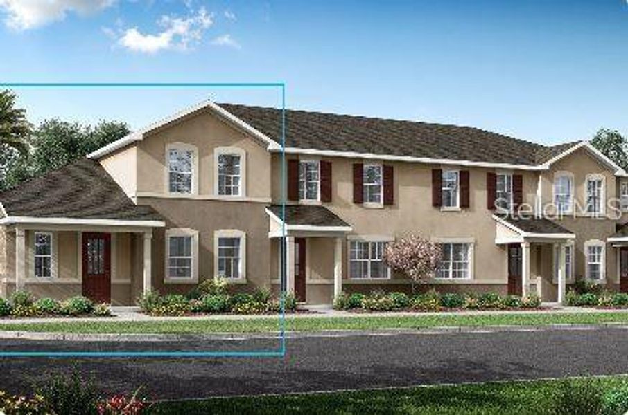 New construction Townhouse house 2572 Chickasaw Plum Loop, Clermont, FL 34711 Sofia- photo