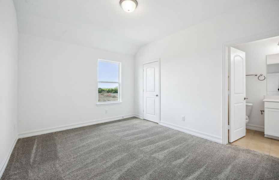 Spacious secondary bedroom with ample closet space