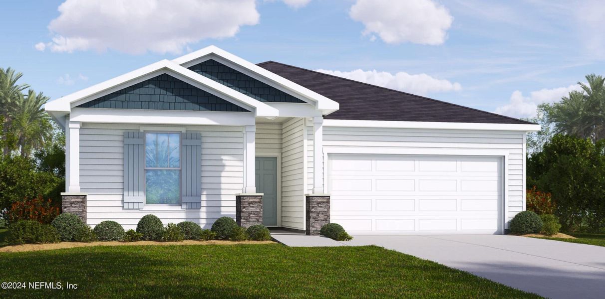 New construction Single-Family house 1157 Hammock Dunes Drive, Jacksonville, FL 32221 - photo