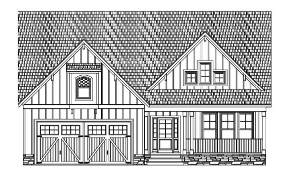 New construction Single-Family house THE OAKMONT, 3434 Kildaire Farm Road, Cary, NC 27518 - photo