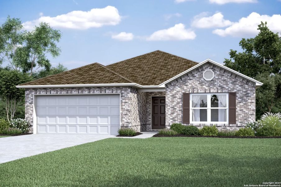 New construction Single-Family house 266 Landing Ln, New Braunfels, TX 78130 RC Fenway- photo