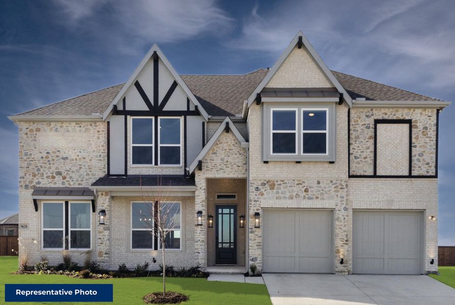 New construction Single-Family house Brentwood 3F (w/Media), 633 Agape Drive, Haslet, TX 76052 - photo
