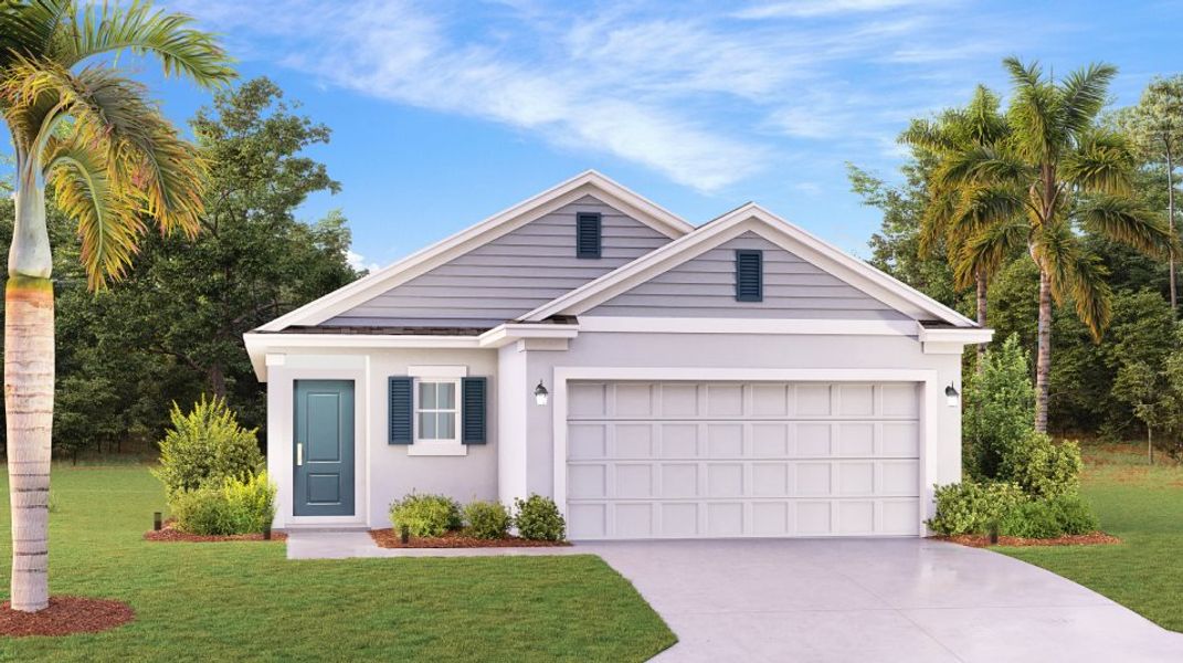 New construction Single-Family house 4271 Twisted Twig Bend, Kissimmee, FL 34746 Annapolis- photo