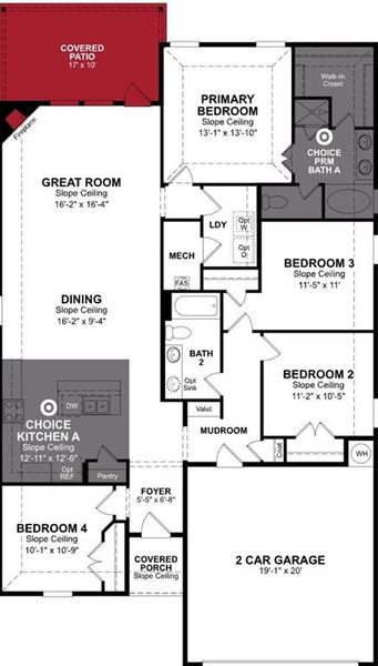 Beazer Homes Stark Farms Brooks plan