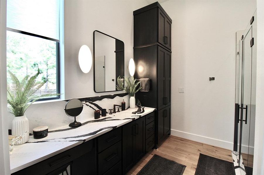 Another stunning secondary bathroom.