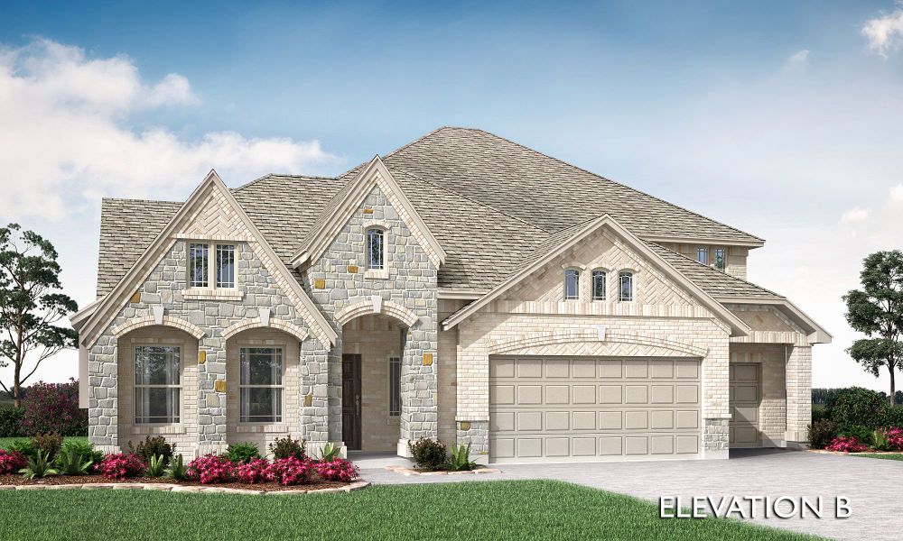 Elevation B. 3br New Home in Kaufman, TX