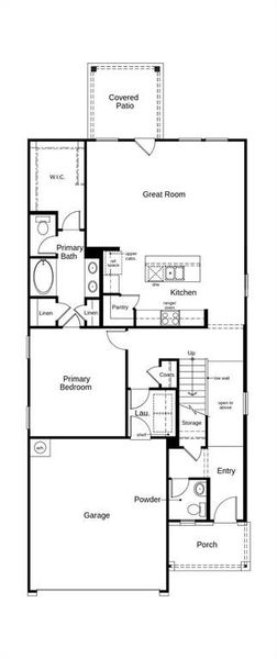 This floor plan features 4 bedrooms, 2 full baths, 1 half bath and over 2,400 square feet of living space.