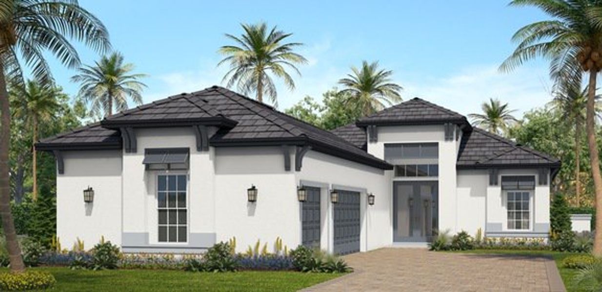 New construction Single-Family house The Carmella Plan, Ocean Crest Drive, Palm Coast, FL 32137 - photo