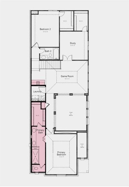 Structural options added include: walk in shower in primary bath, sliding door from breakfast area to outdoor living, wet bar in game room, walk in shower at secondary bath.