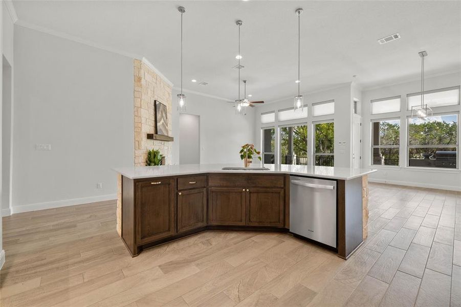 Wall of Natural Light and Picture and Transom Windows!