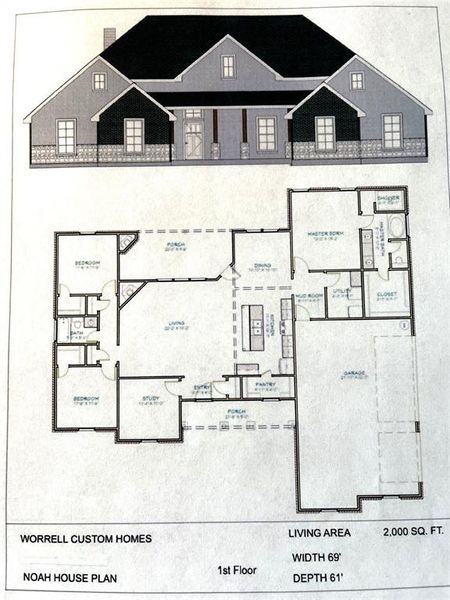 New construction Single-Family house 3021 Westfork Way, Springtown, TX 76082 - photo
