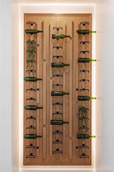 Main floor wine rack