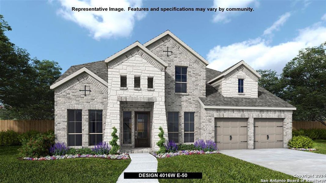New construction Single-Family house 12302 Fort Anderson, San Antonio, TX 78245 Design 4016W- photo