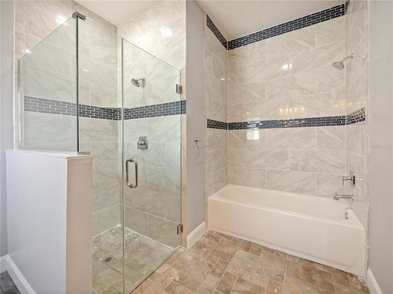 Master bathroom - separate shower and tub