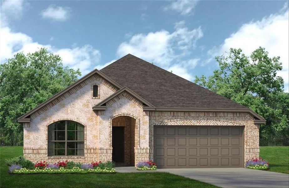 New construction Single-Family house 1344 Elk Ridge Drive, Crowley, TX 76036 Concept 2186- photo