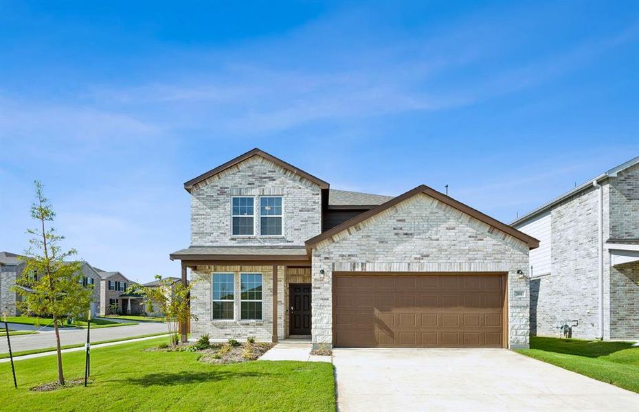 NEW CONSTRUCTION: Beautiful two-story home available at Spiritas Ranch in Little Elm