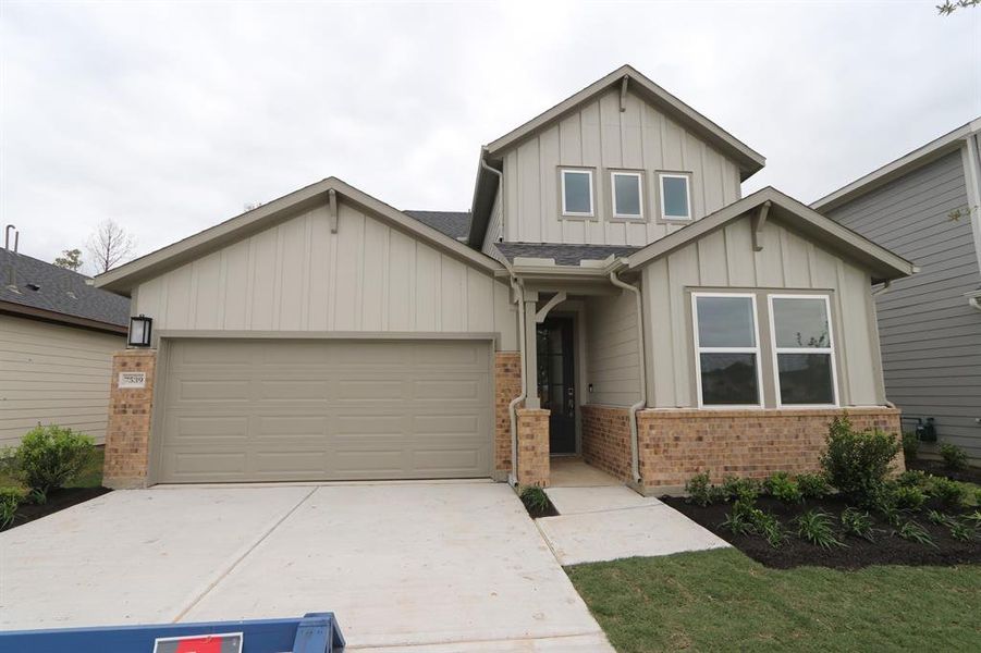 New construction Single-Family house 7539 Rainflower Field Drive, Cypress, TX 77433 Orchid- photo