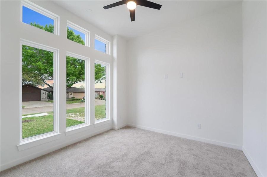 View of Study facing the front yard.