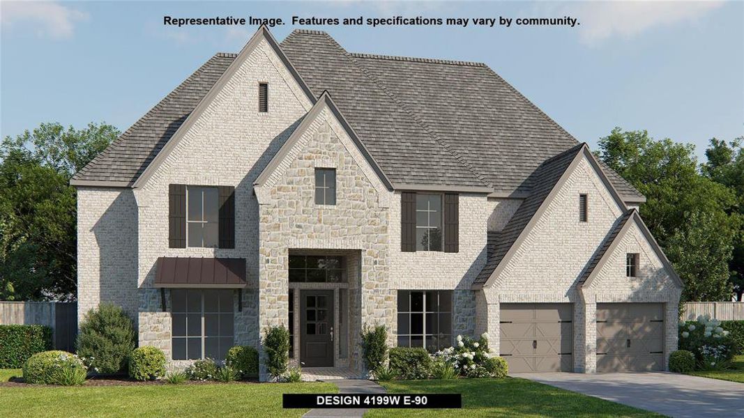 New construction Single-Family house Design 4199W, 10703 Monarch Butterfly Drive, Cypress, TX 77433 - photo