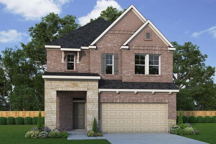 New construction Single-Family house 2513 Broken Trail, Lewisville, TX 75056 The Caxton- photo