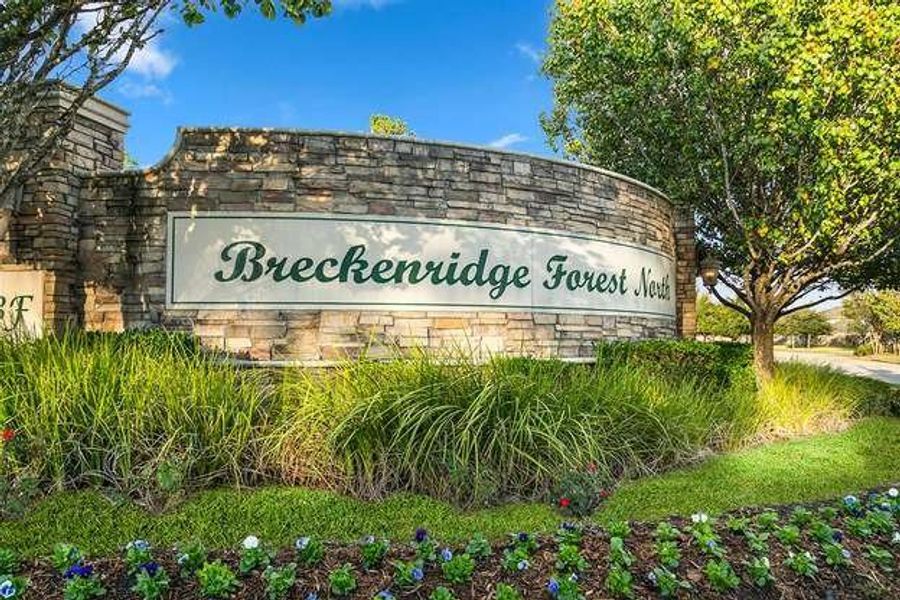 Welcome to Breckenridge Forest, a community of new homes in Spring, TX.