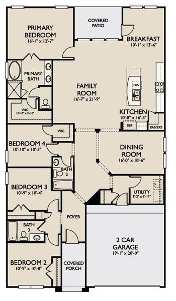 The Avery Floor plan