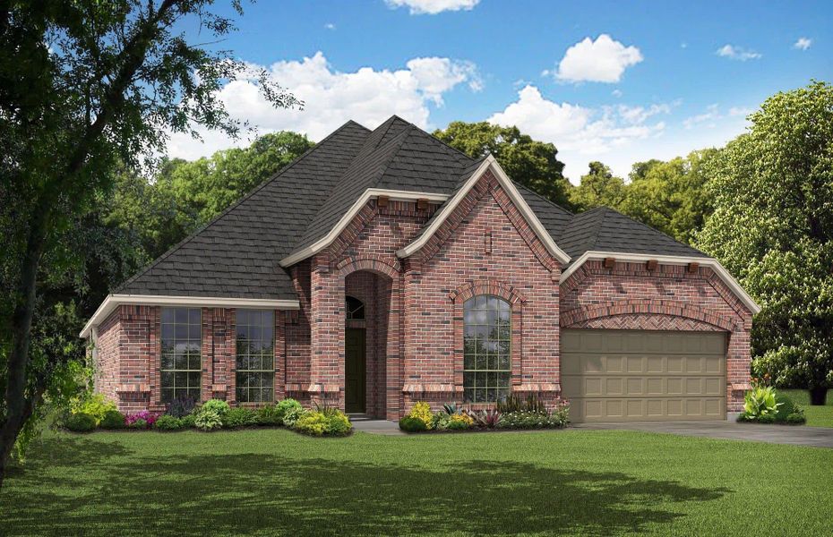Elevation B | Concept 2622 at Villages of Walnut Grove in Midlothian, TX by Landsea Homes