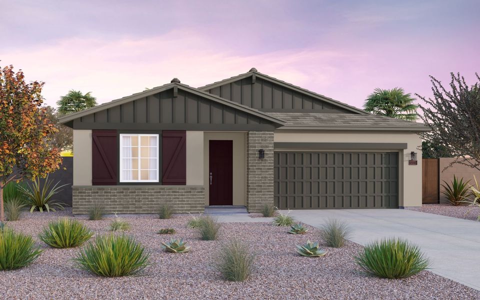 New construction Single-Family house 10098 S Bickwell Trl, Apache Junction, AZ 85120 Laredo- photo