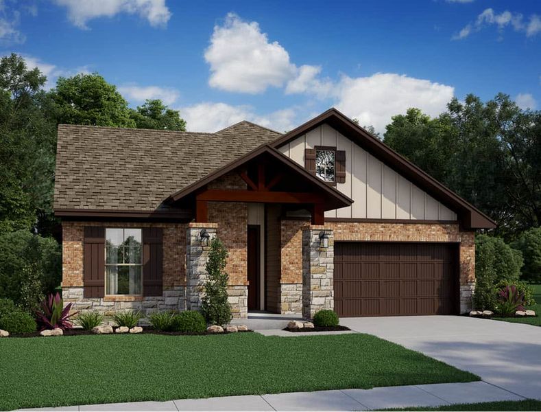 New construction Single-Family house Foss, 1112 Cole Estates, Georgetown, TX 78628 - photo