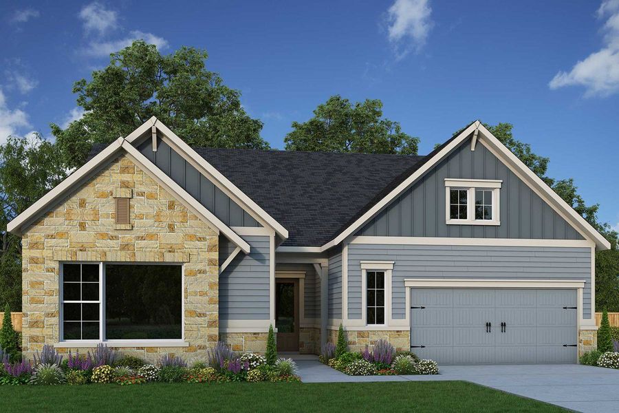 New construction Single-Family house The Lockview, 6828 Bungalow Road, Flowery Branch, GA 30542 - photo