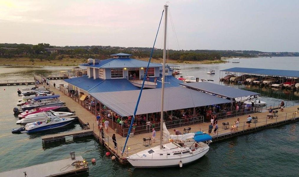 Cool off on the deck at Capt Petes!