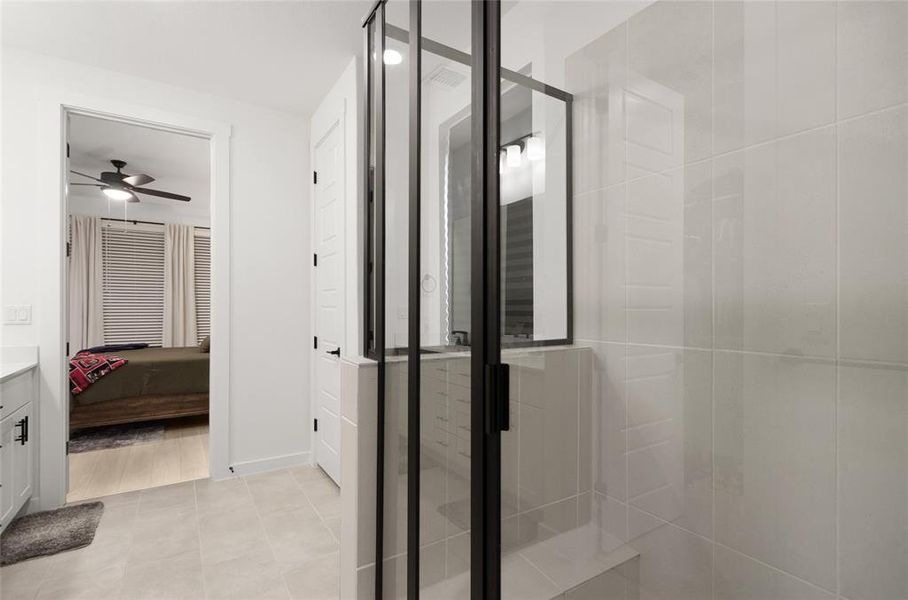 Primary Bathroom Shower with Seat