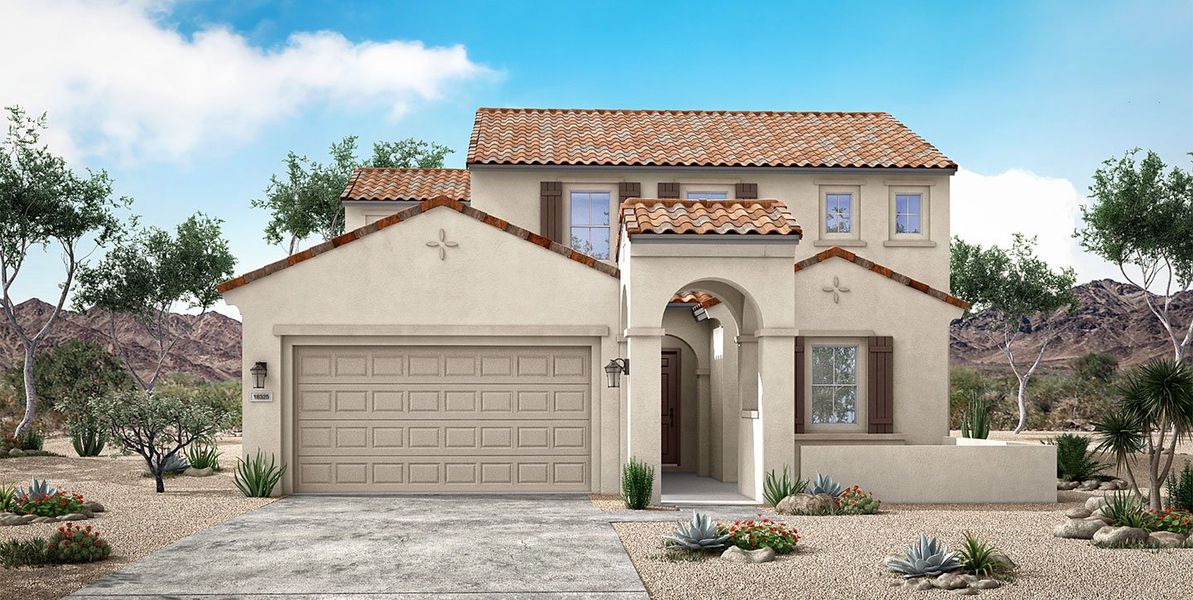 New construction Single-Family house Majesty, 4367 N 201St Drive, Buckeye, AZ 85396 - photo