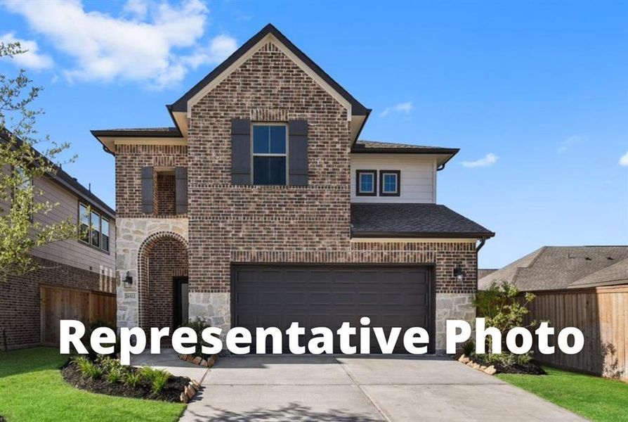 New construction Single-Family house 25918 Dawning Torch Trace, Richmond, TX 77406 The Haven X- photo